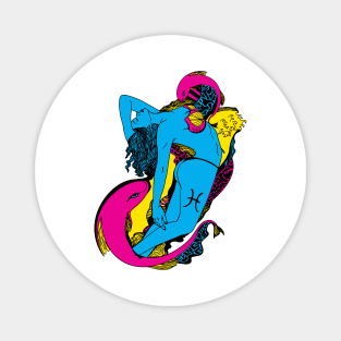 CMYK Pisces Beauty Magnet